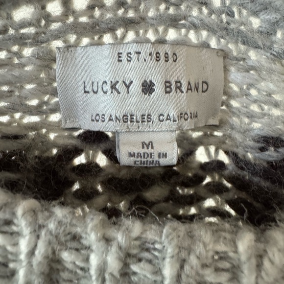 Lucky Brand sweater crewneck size M - Picture 3 of 5